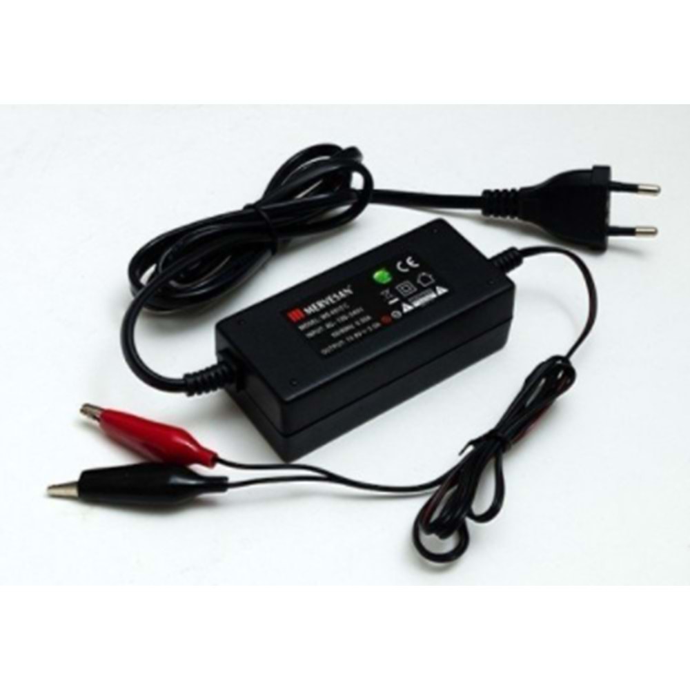 ŞARJ CİHAZI E-BİSİKLET 12V 20AH (mandallı)