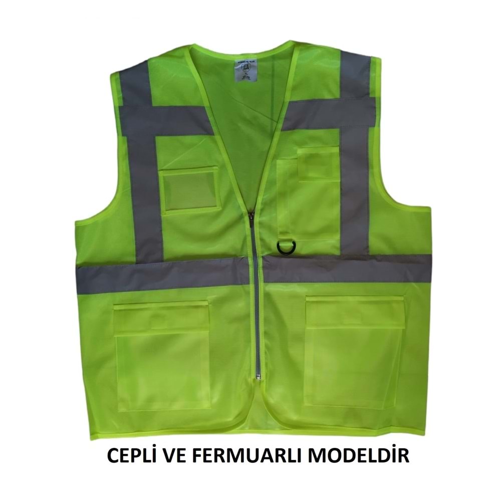 REFLEKTÖRLÜ YELEK YEŞİL