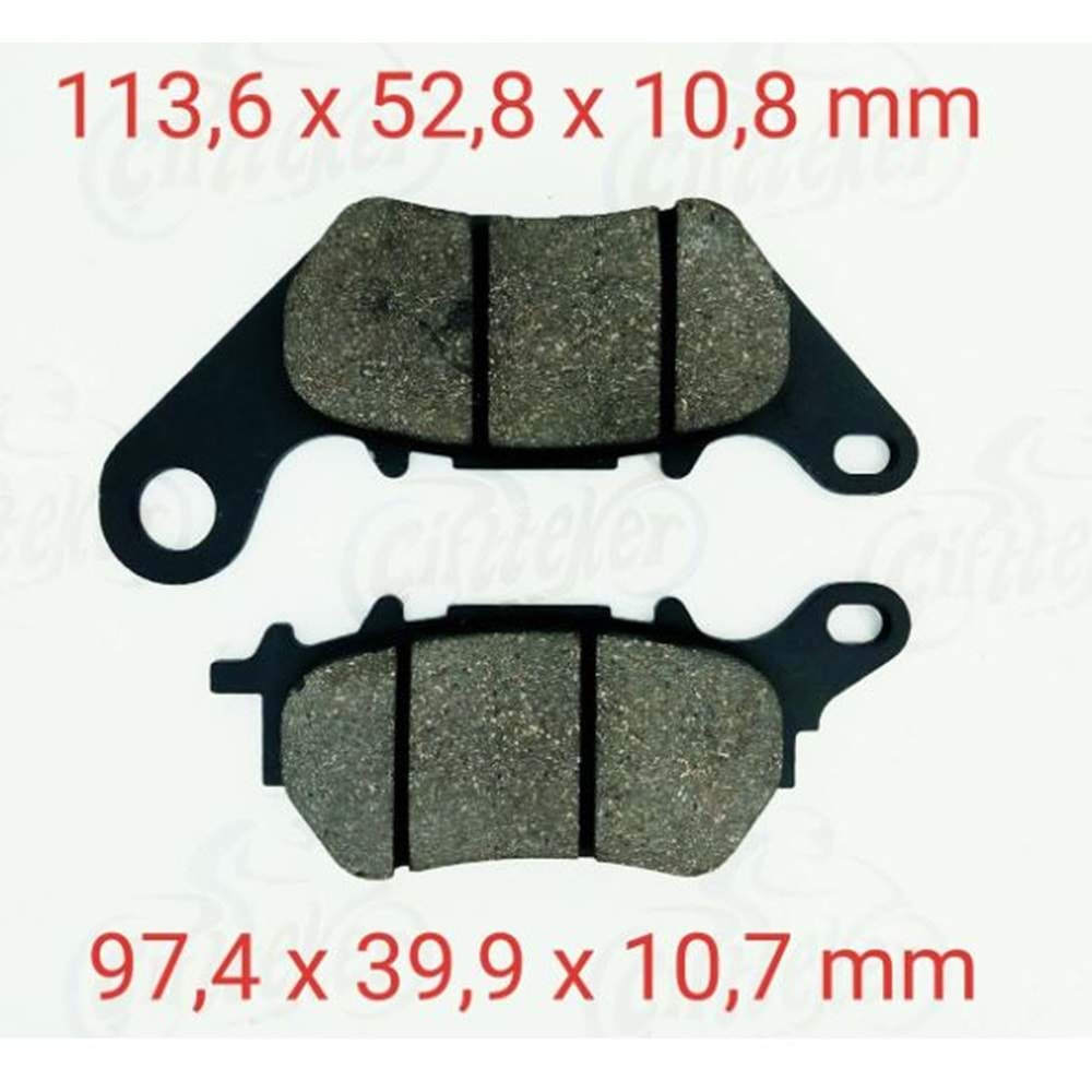 ARKA FREN DİSK BALATASI GOLD FA662 YAMAHA YZF R25 - MT-25