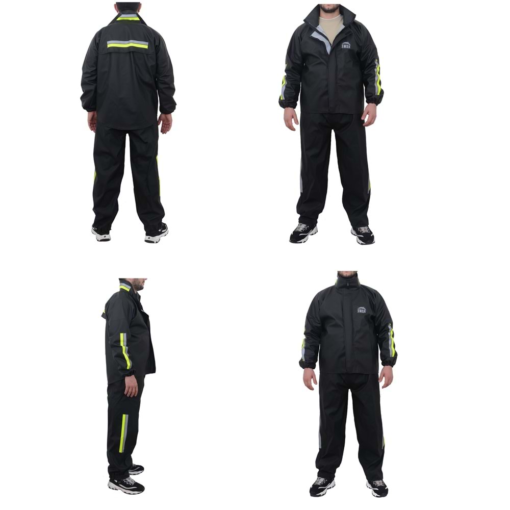 YAĞMURLUK ALT+ÜST PVC XXL swan