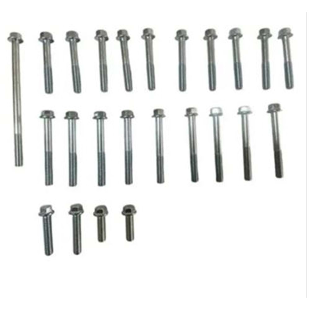 MANYOTA+DEPRAJ KAPAK VİDA TAKIMI 24 PARÇA CG/KUBA