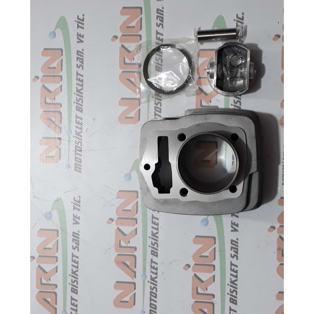 SİLİNDİR KOMPLE ZİNCİRLİ 56.50mm-15p-68boy CG125