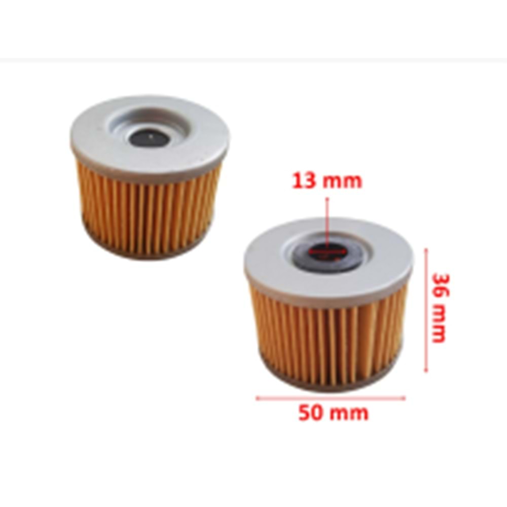 CBR250-CF NK250 SR250 YAĞ FİLTRESİ 50-36-13 mm