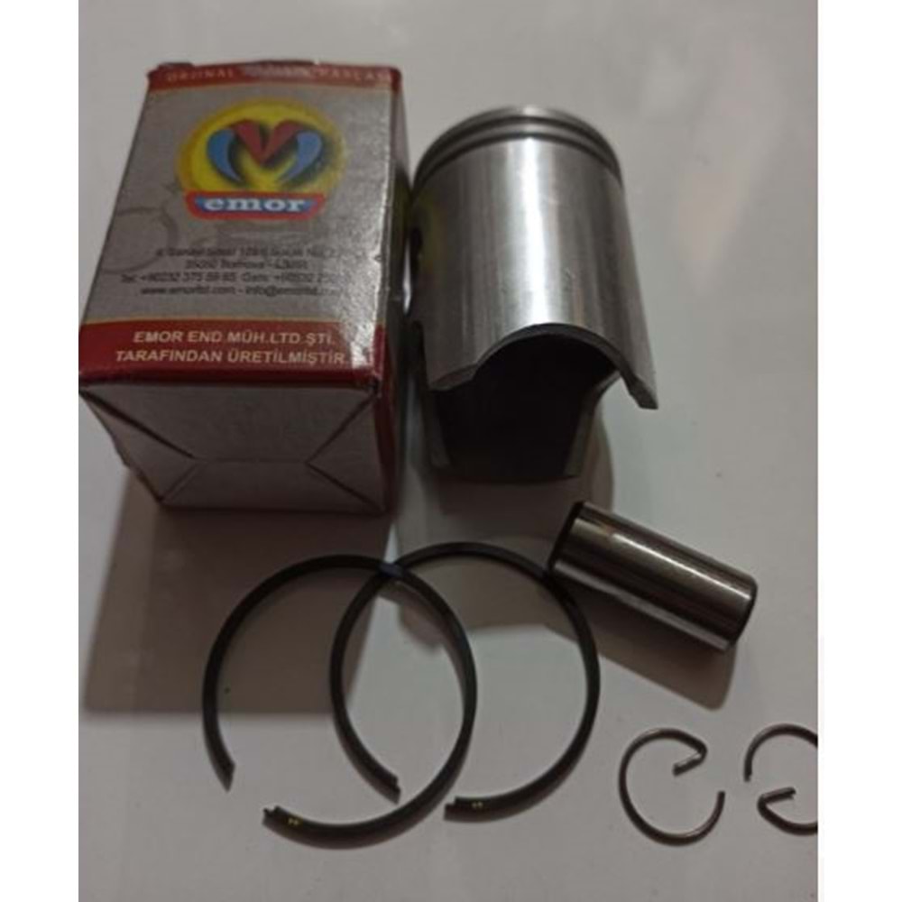 MOBYLETTE 52 PİSTON KOMPLE SEGMANLI EMOR C