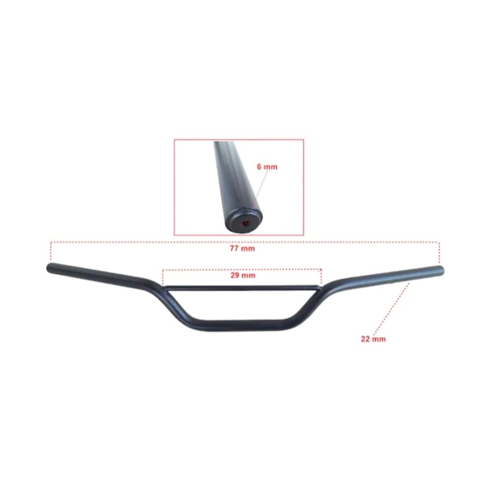 GİDON SİYAH CROSS150/200 TOPUZLU MODEL