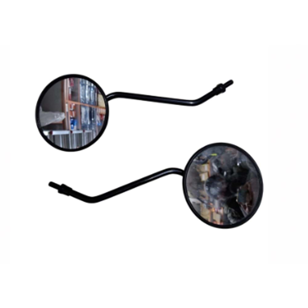 AYNA SİYAH UZUN yuvarlak 8mm E-BİSİKLET TK HSB