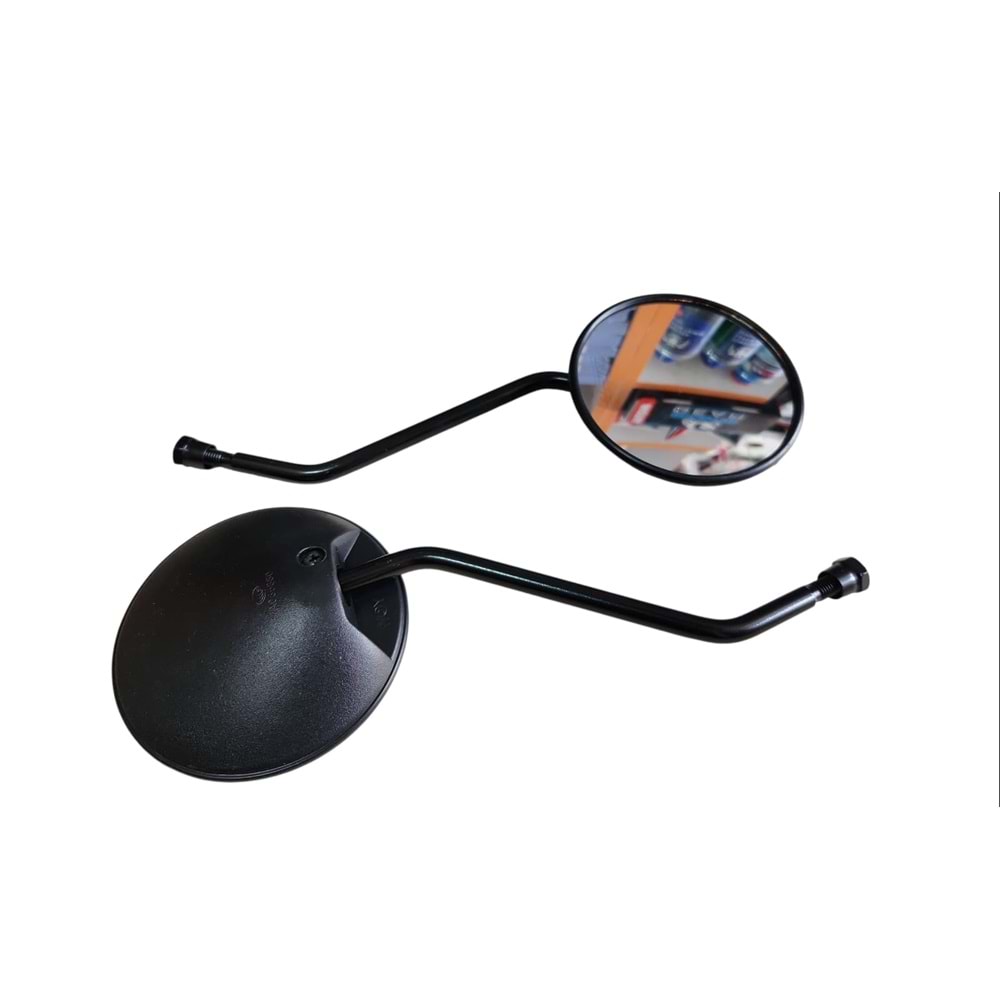 AYNA SİYAH UZUN yuvarlak 8mm E-BİSİKLET TK HSB