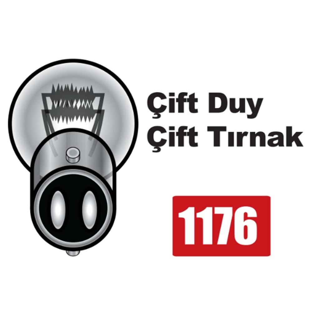 12V 21 AMPÜL ÇİFT DUY