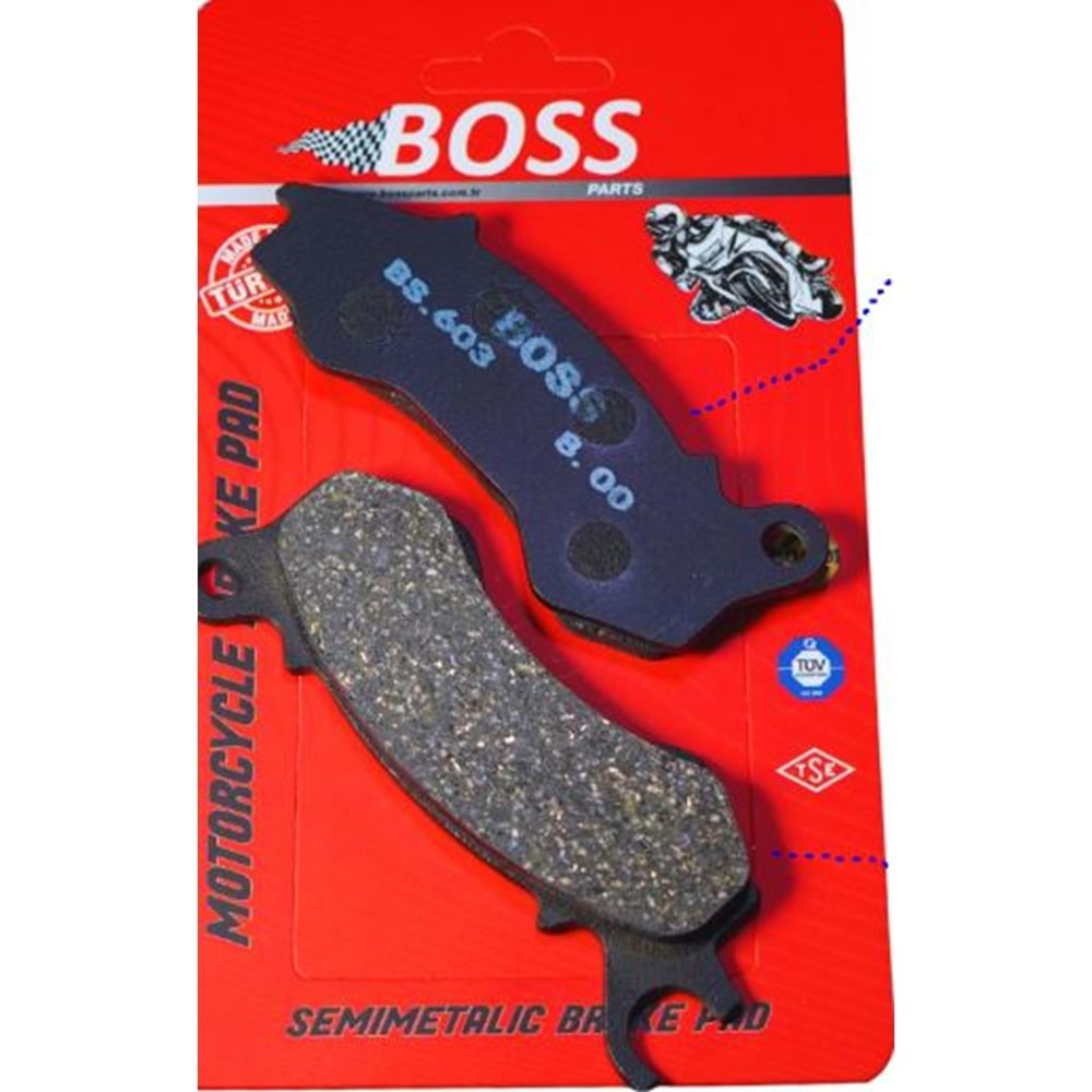 FREN BALATA DİSK ÖN KANUNI MATI125-SANTA125-ZNU125I-STRADA125I-PCX2011-17- BOSS603