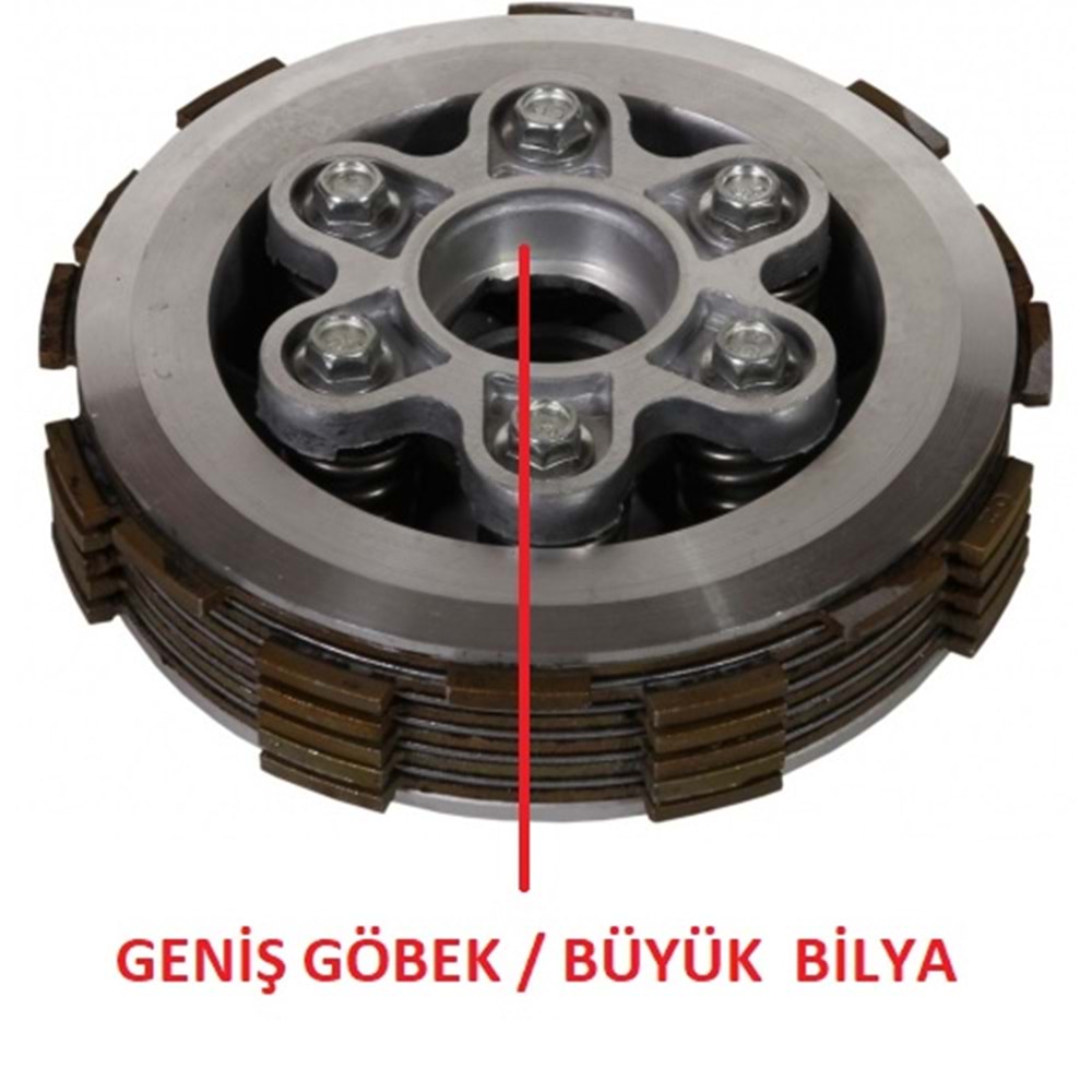 DEPRAJ BALATA+SAC+BASKI KOMPLE (6 YILDIZ 6 BALATA) CG200 geniş göbek