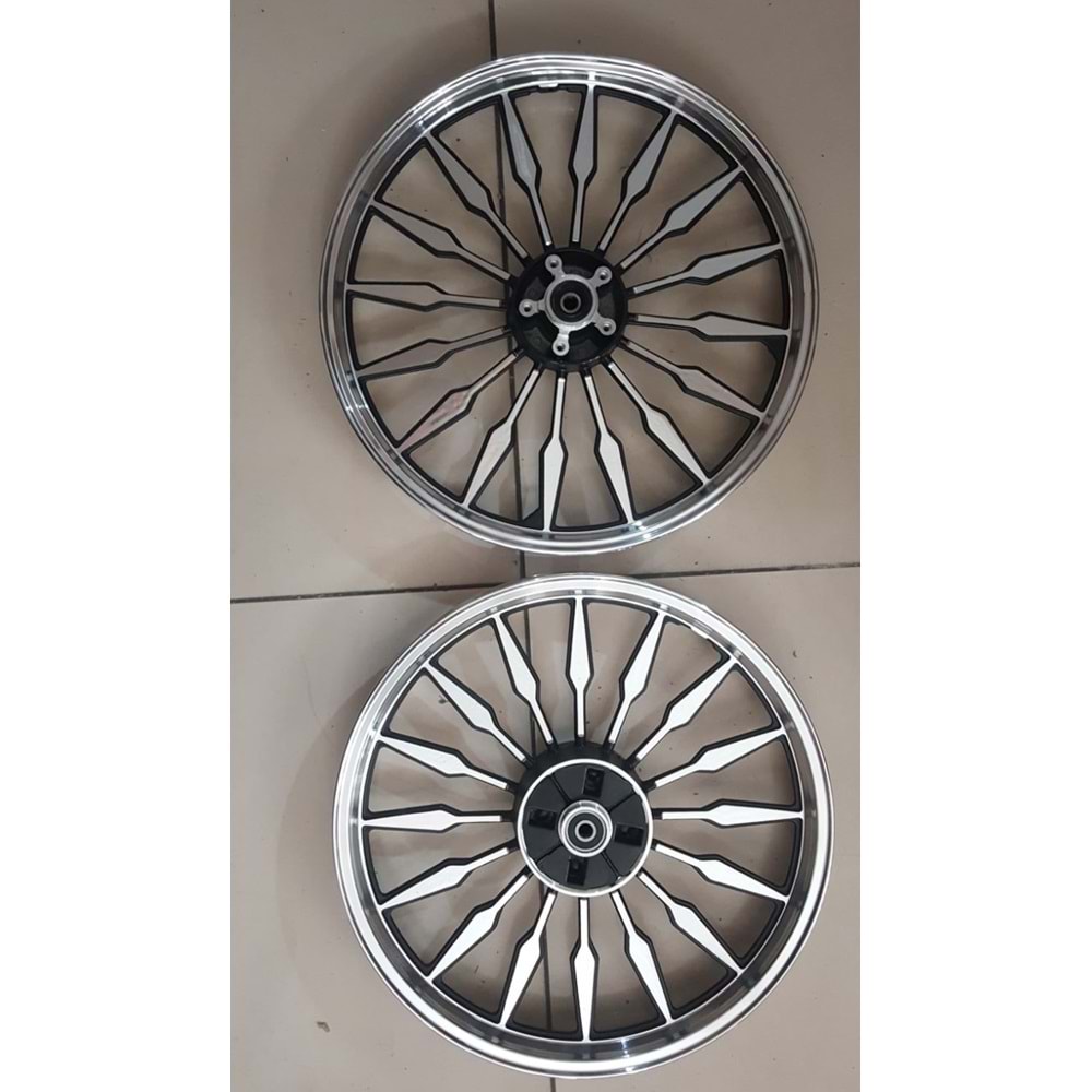 JANT ÖN 17 DİSKLİ +JANT ARKA 17 OKLU DESEN CUB MODEL
