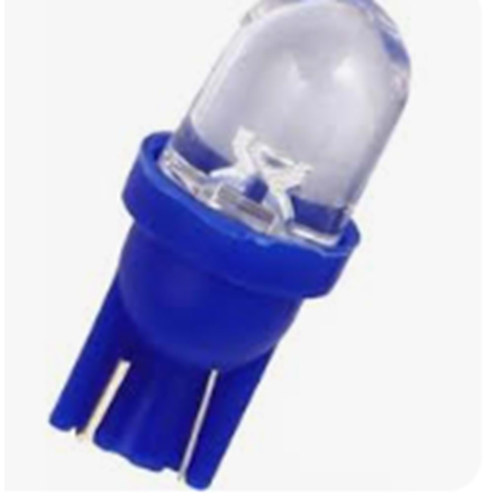 12V 5W DİPSİZ MAVİ