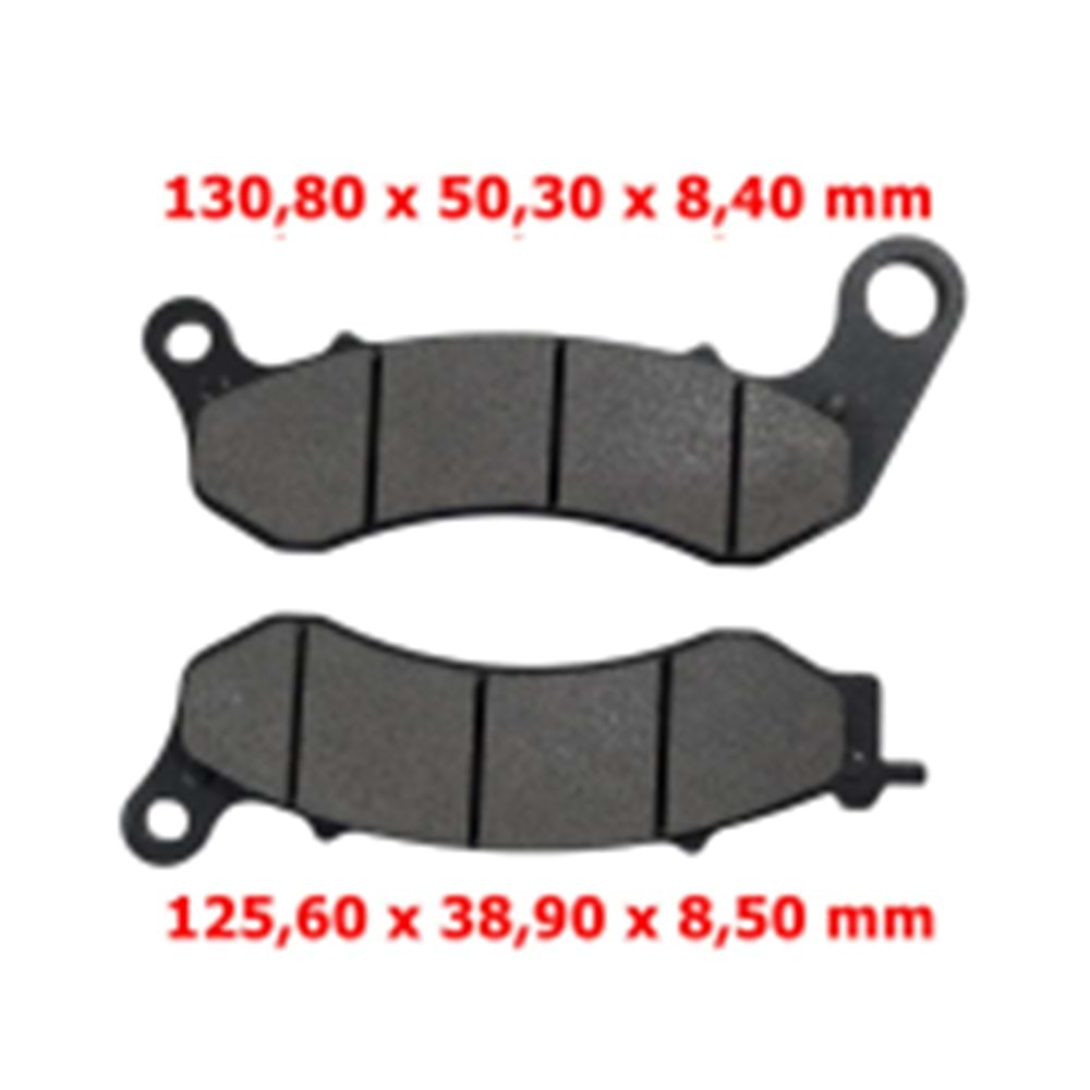 CF MOTO NK 250 ÖN FREN DİSK BALATASI (E5)