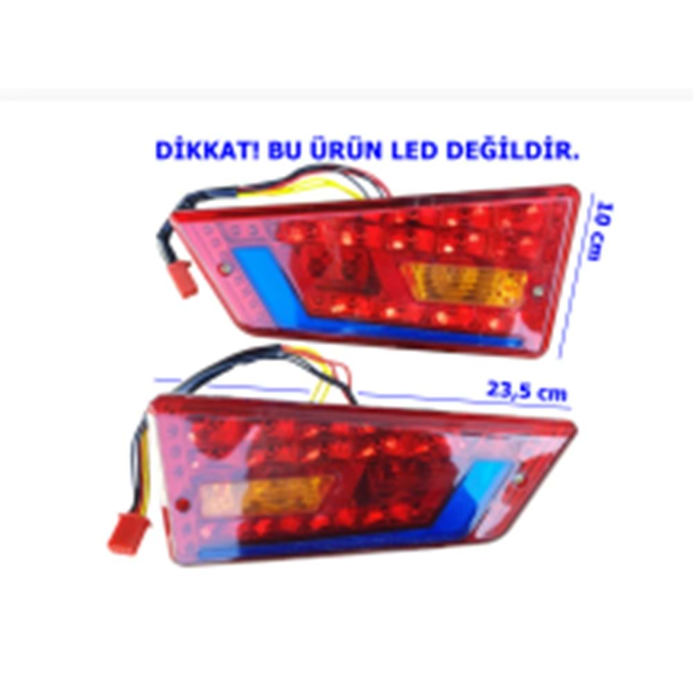 E-BİS 3 TEKERLİ KASALI STOP (ÜÇGEN ) SAĞ-SOL KOMPLE