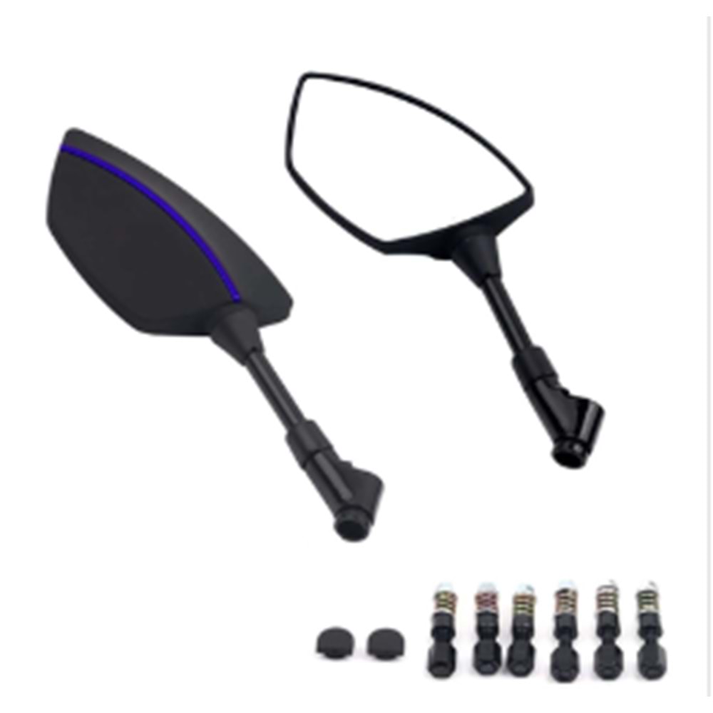 ŞERİTLİ AYNA 10MM HSB MAVİ