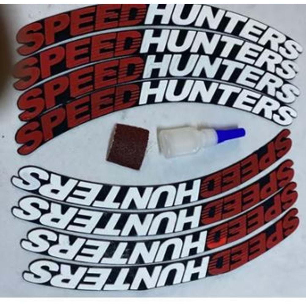 LASTİK YAZISI SPEED HUNTERS