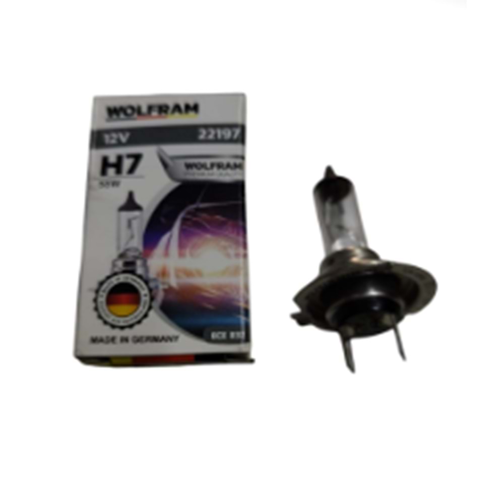 H7 R25 AMPÜL WOLFRAM