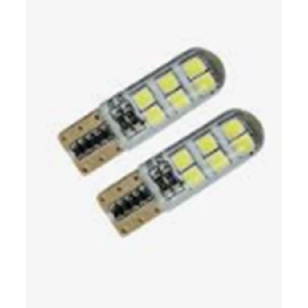 12V DİPSİZ LEDLİ AMPÜL BEYAZ FORZA 6 LED