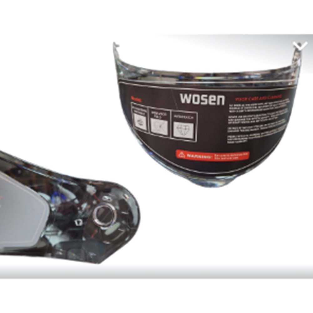 KASK CAMI ÇENESİ AÇILAN WOSEN SİYAH