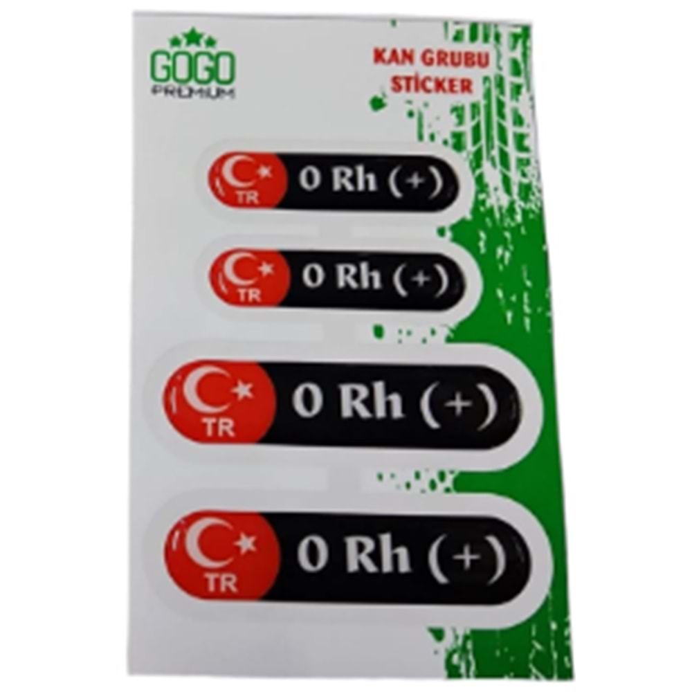 KAN GRUBU OVAL SİYAH DAMLA 0RH+