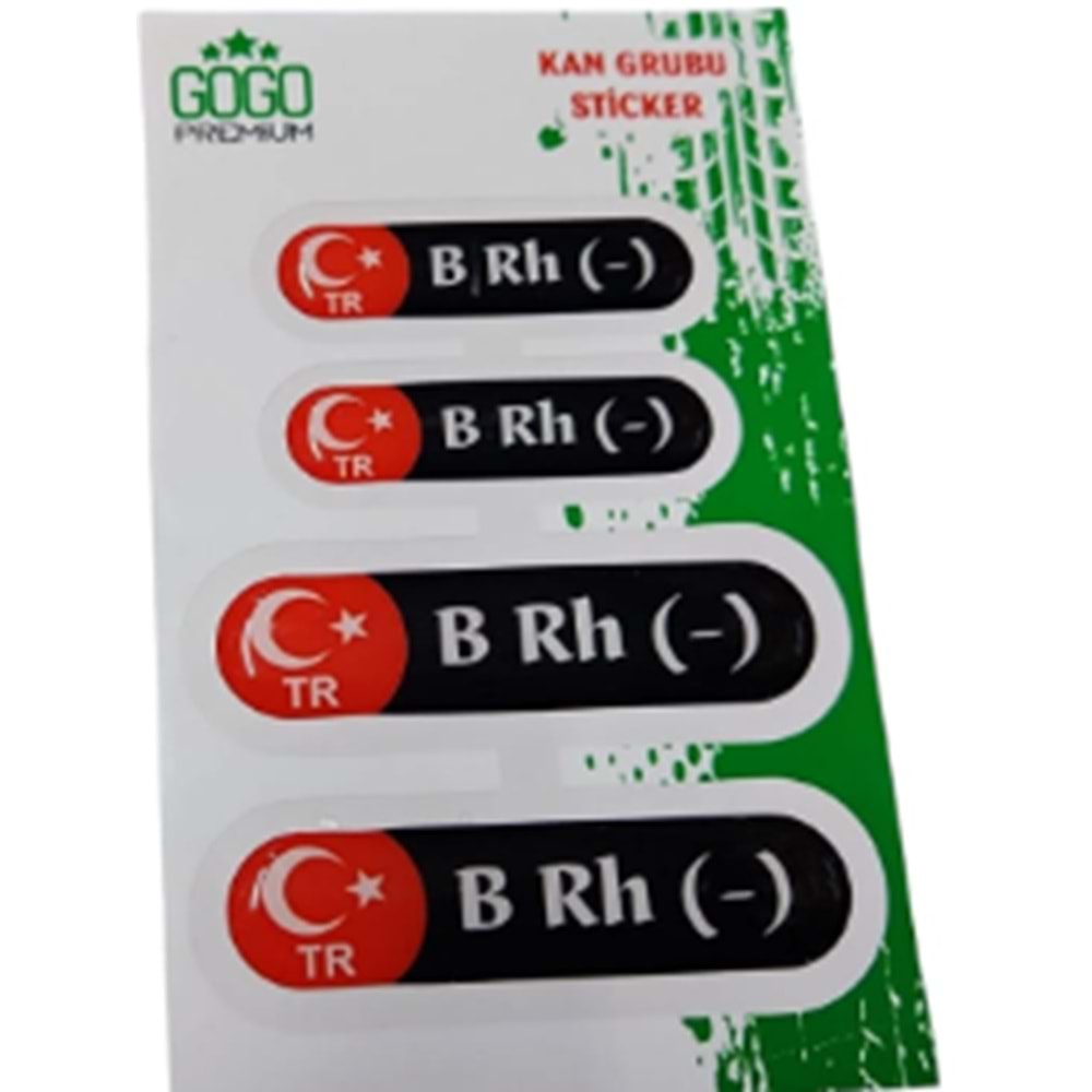 KAN GRUBU OVAL SİYAH DAMLA BRH-