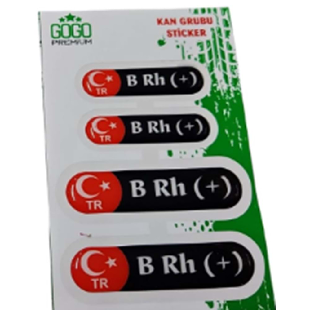 KAN GRUBU OVAL SİYAH DAMLA BRH+