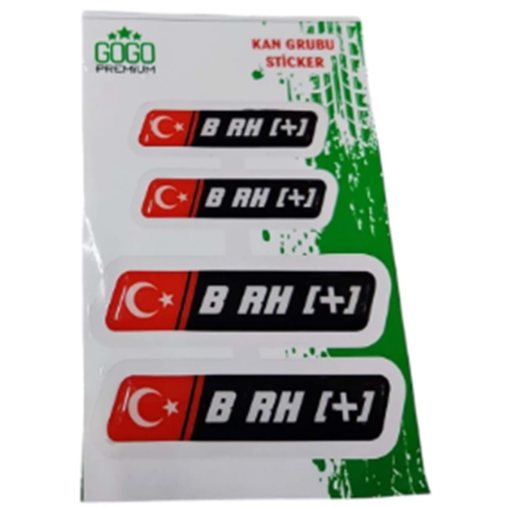KAN GRUBU KÖŞELİ SİYAH DAMLA BRH+