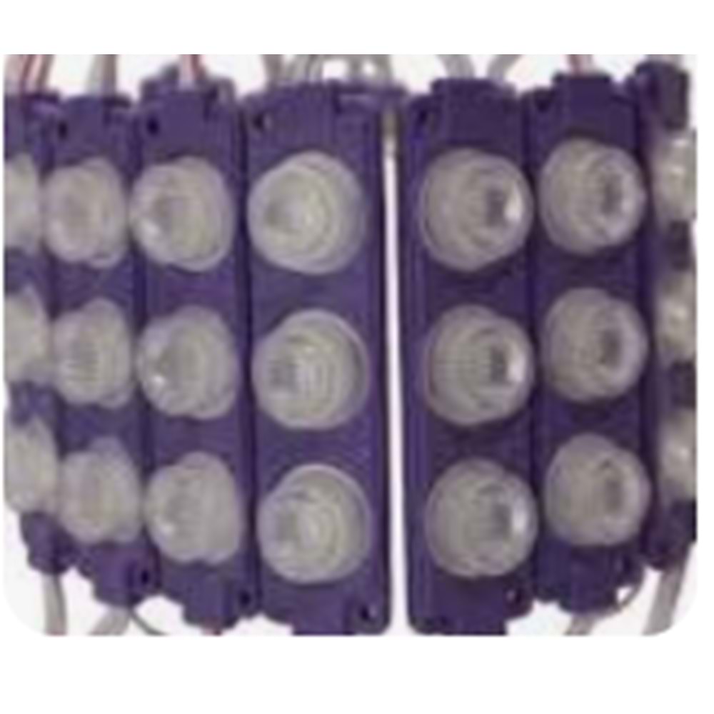 LEDLİ LAMBA 3 LÜ MOR