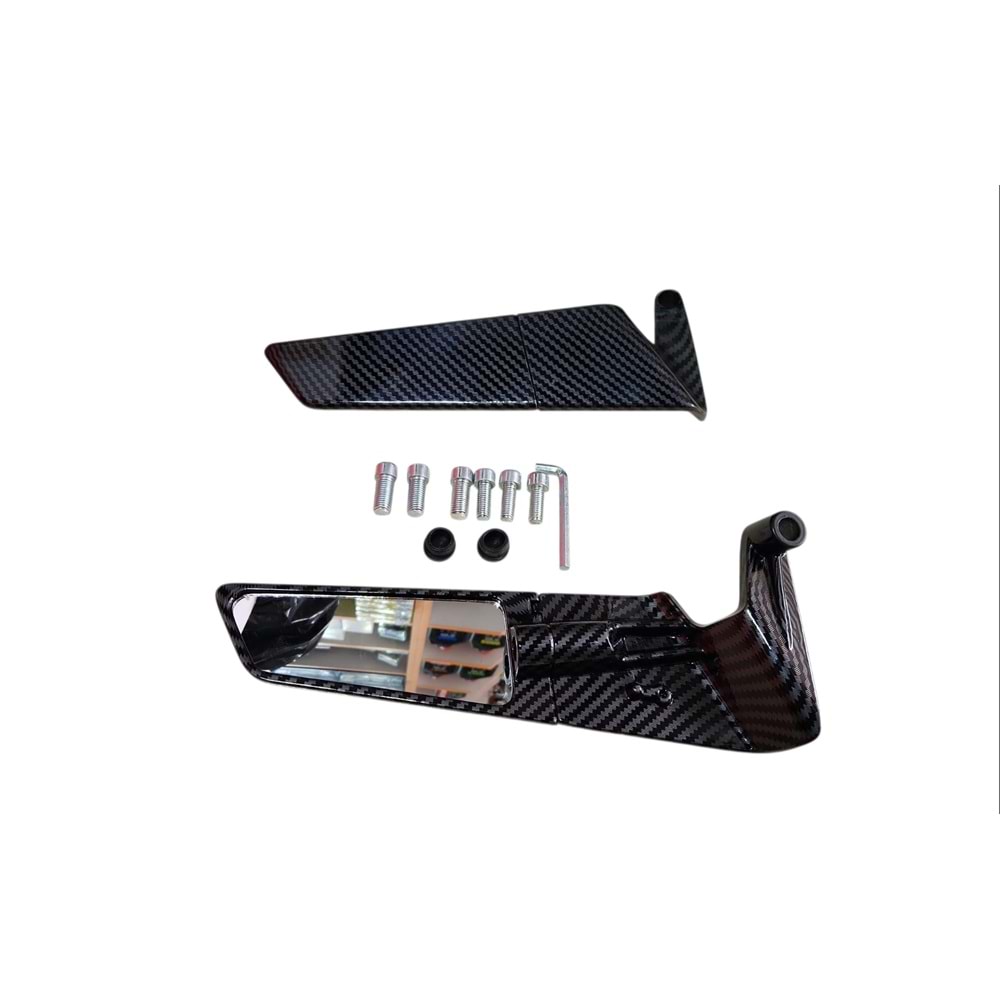 YARASA AYNASI BÜYÜK KARBON AYNA BAĞLANTILI