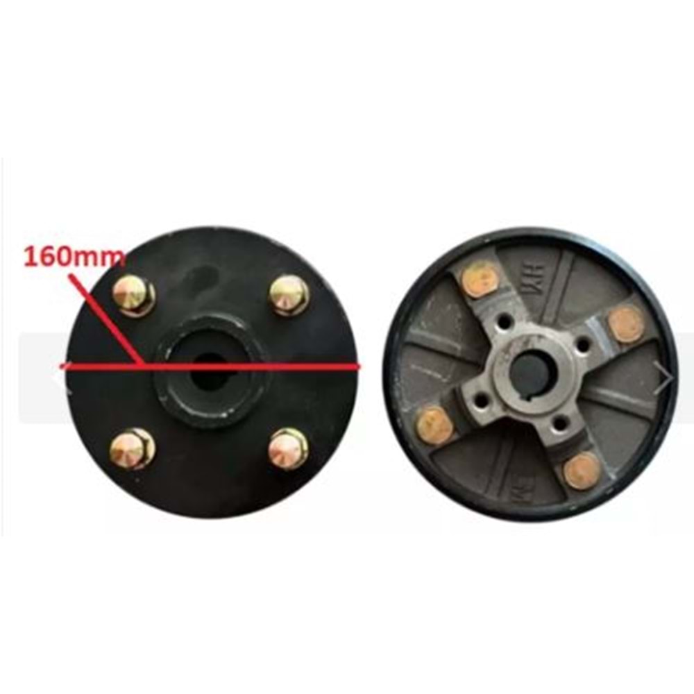 ARKA DİSKLİ KAMPANA E-BİSİKLET KAMYONET 160 MM