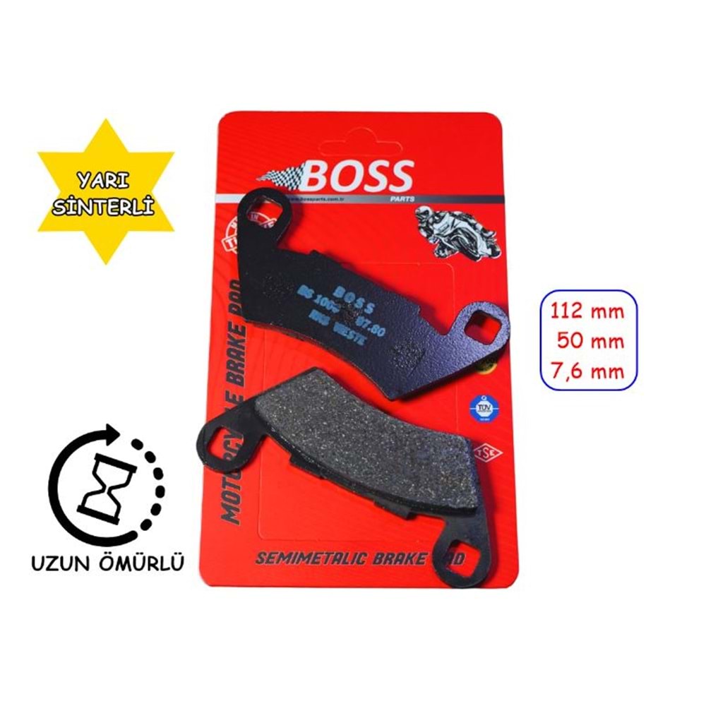 RESSİVO 250 ARKA FREN DİSK BALATASI BOSS