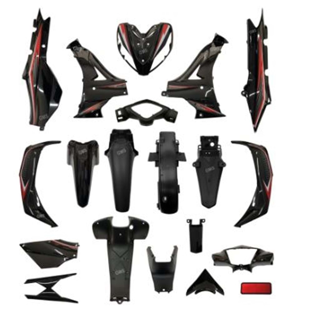 EGE KAPORTA SETİ SİYAH