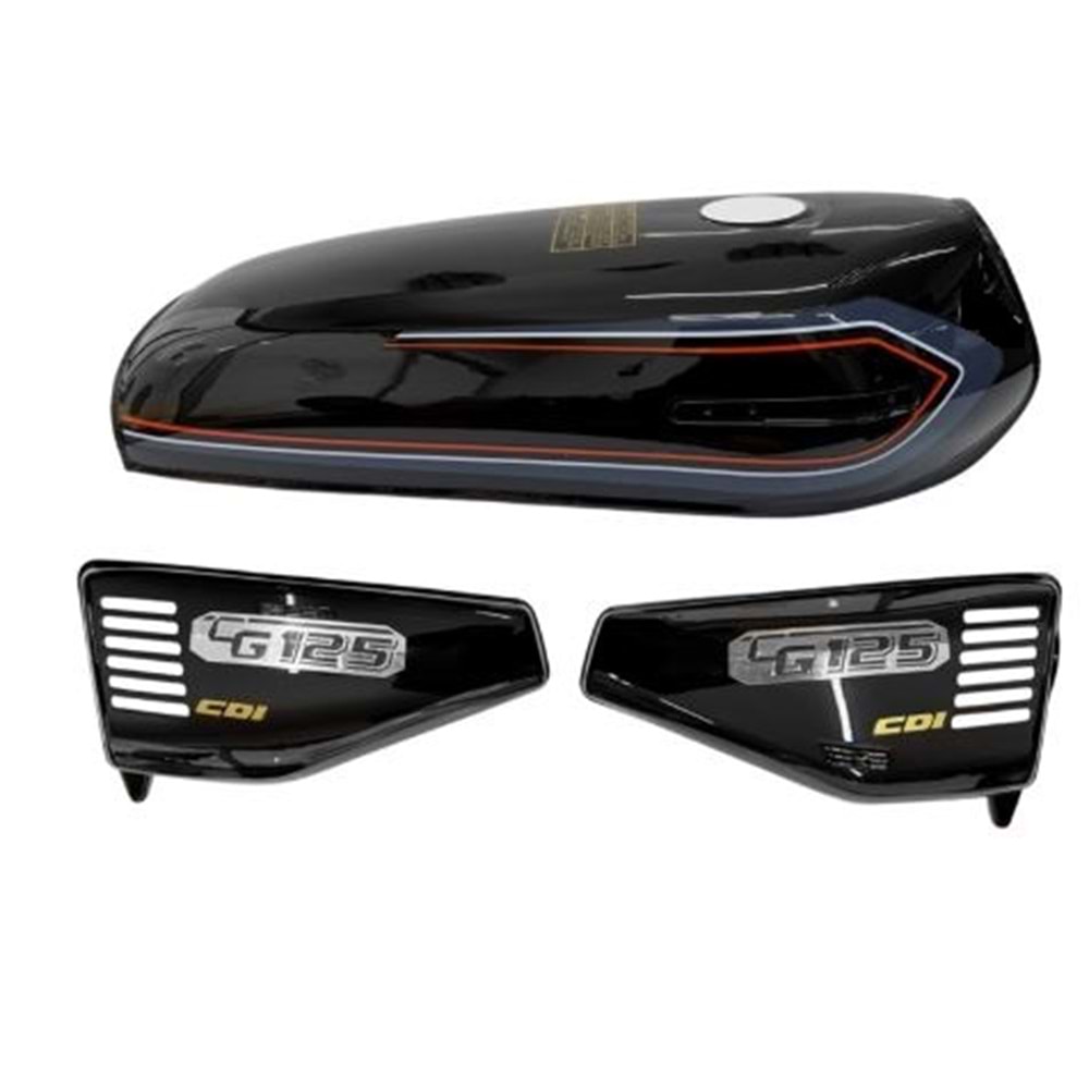 CG KESİK DEPO+YAN KAPAK SİYAH