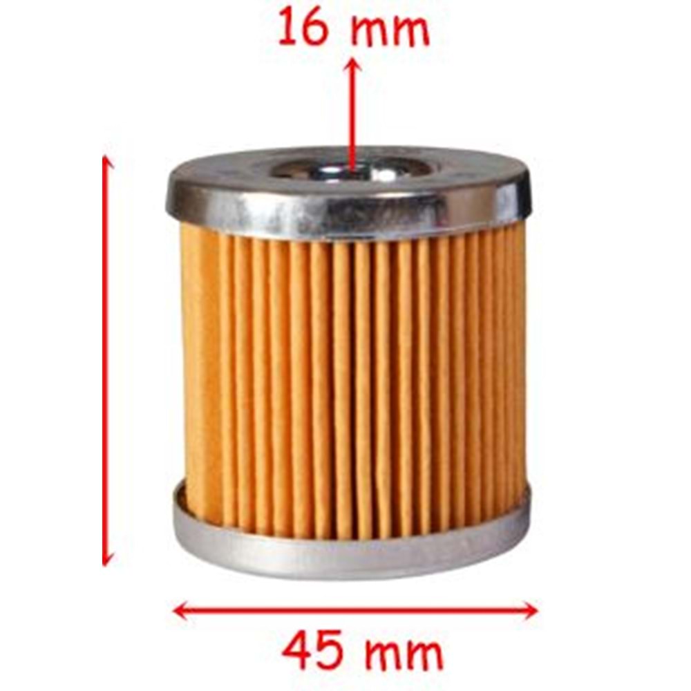 ZONTES 250S YAĞ FİLTRESİ BS350S 16-46-45 mm