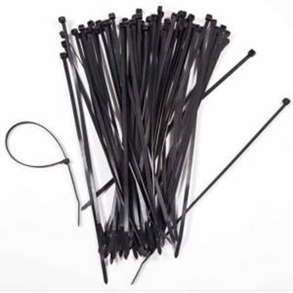 PLASTİK CIRT KELEPÇE 20 CM (100 AD) SİYAH