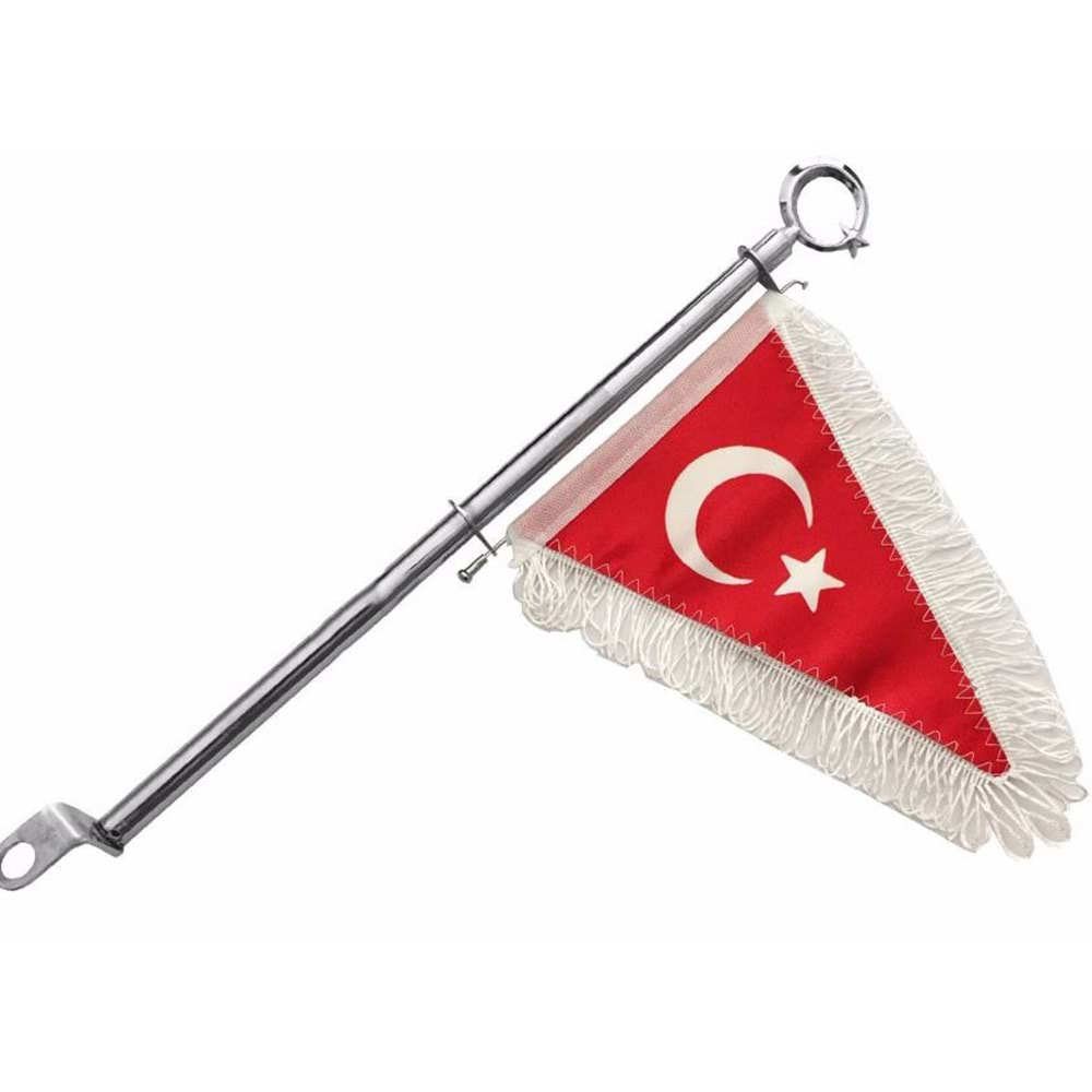 MAKAM BAYRAĞI BEYAZ 35CM