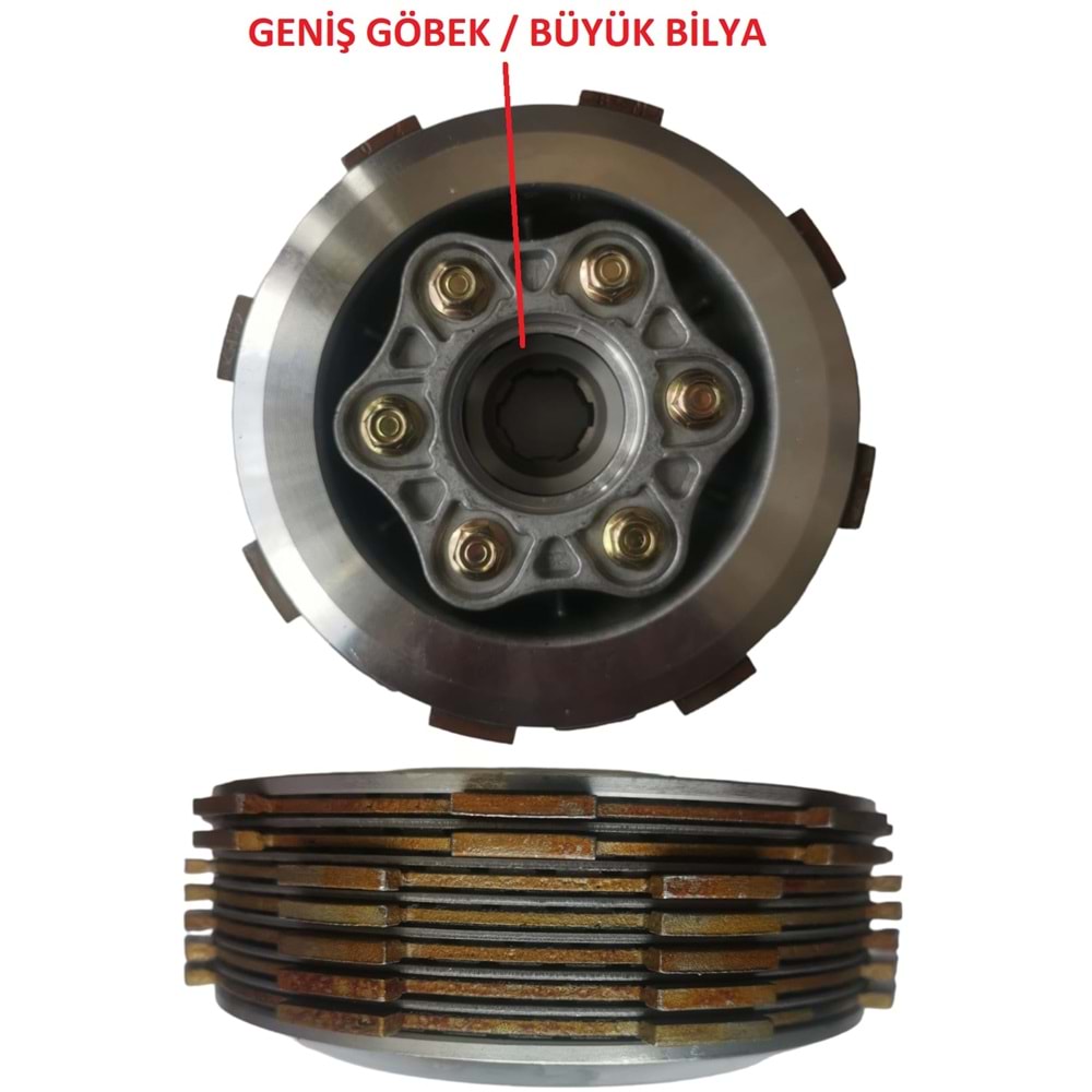 DEPRAJ BALATA+SAC+BASKI KOMPLE (6 YILDIZ 7 BALATA) CG200 geniş göbek