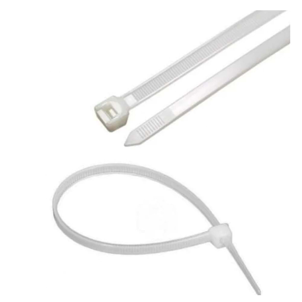 PLASTİK CIRT KELEPÇE 30 cm (100 AD) BEYAZ