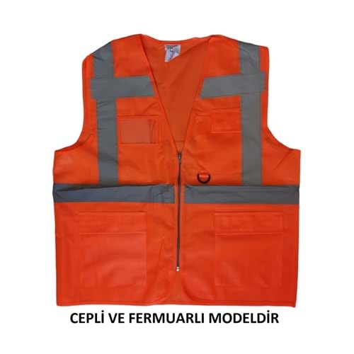 REFLEKTÖRLÜ YELEK TURUNCU