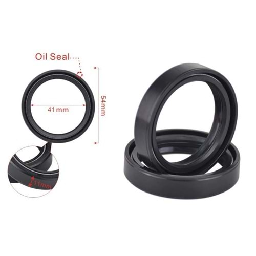 ÖN AMORTİSÖR KEÇESİ - 41x54x11 JETMAX KUBA 200 CROSS-NC 750-CF 400-CF 650