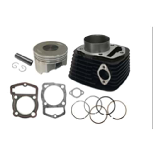 SİLİNDİR KOMPLE ZİNCİRLİ kısa piston 61.00mm-15p-68boy CG150/WİNDY S