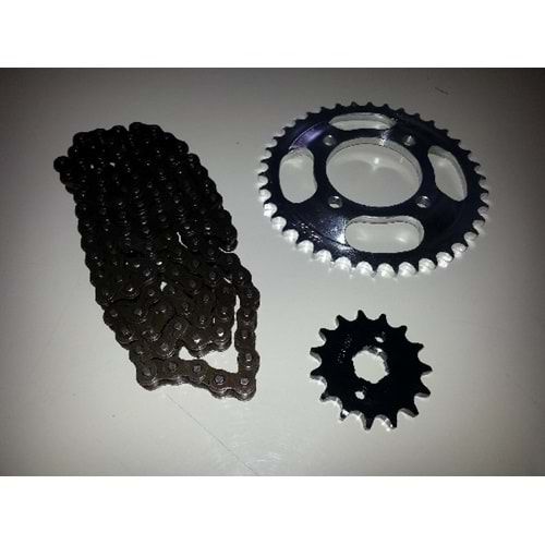 ÖN DİŞLİ+ARKA DİŞLİ+ZİNCİR SET CG/KUBA