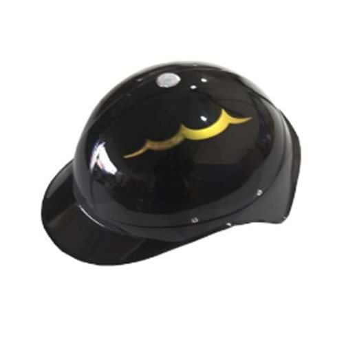 KASK JOKEY TİP CAMLI SİYAH