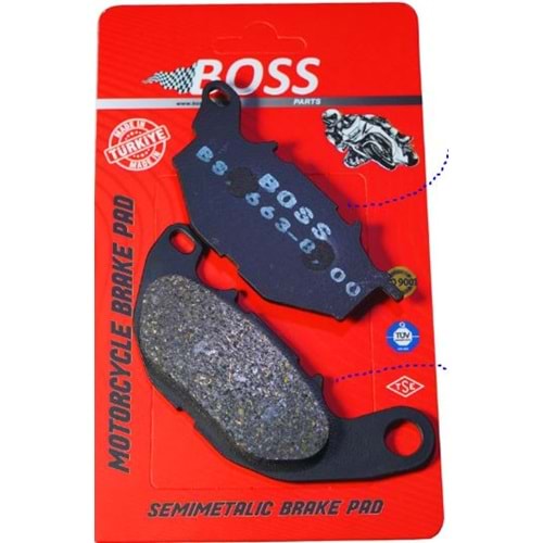 YAMAHA R25 MT-25 ÖN FREN DİSK BALATASI BOSS BS663