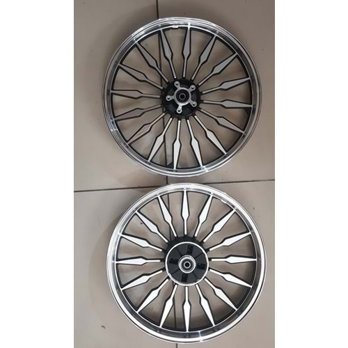 JANT ÖN 17 DİSKLİ +JANT ARKA 17 OKLU DESEN CUB MODEL