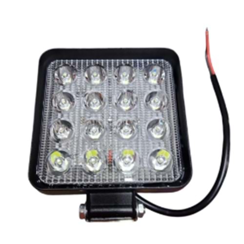 16 LED SİS KARE FAR