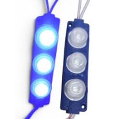 LEDLİ LAMBA 3 LÜ MAVİ