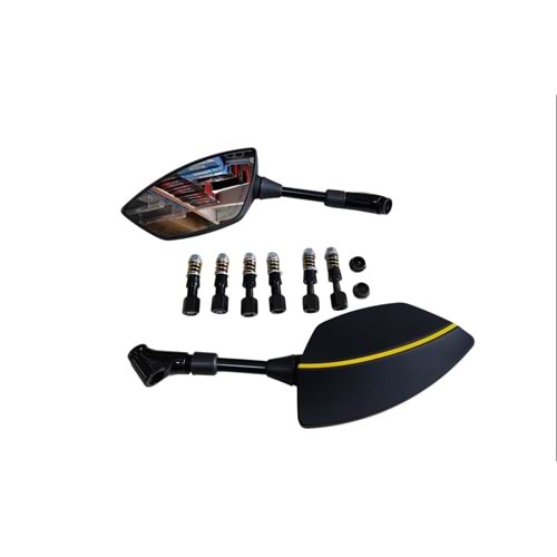 ŞERİTLİ AYNA 10MM HSB SARI