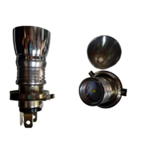 ZENON LED AMPUL 12V 85V/8W 3 FİŞLİ ÇANAKLI (TASLI)