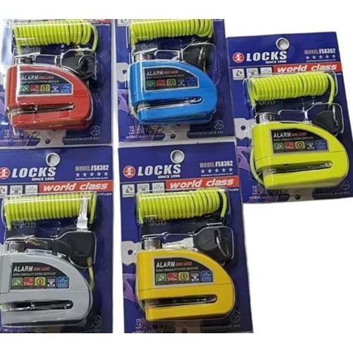 ALARMLI DİSK KİLİDİ karışık